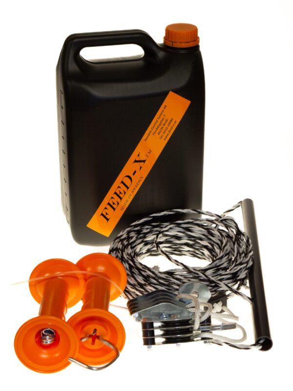 système de poulie double ouvre-pâturage automatique