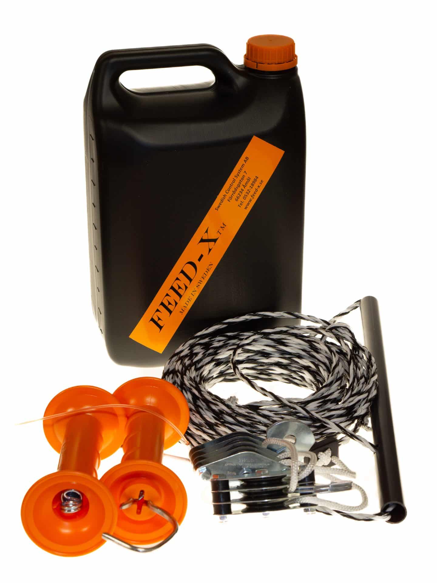 système de poulie double ouvre-pâturage automatique