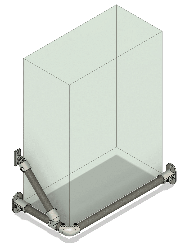 Support de protection en forme de L (gauche)