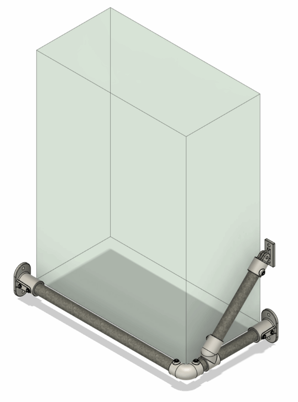 Support de protection en forme de L (à droite)