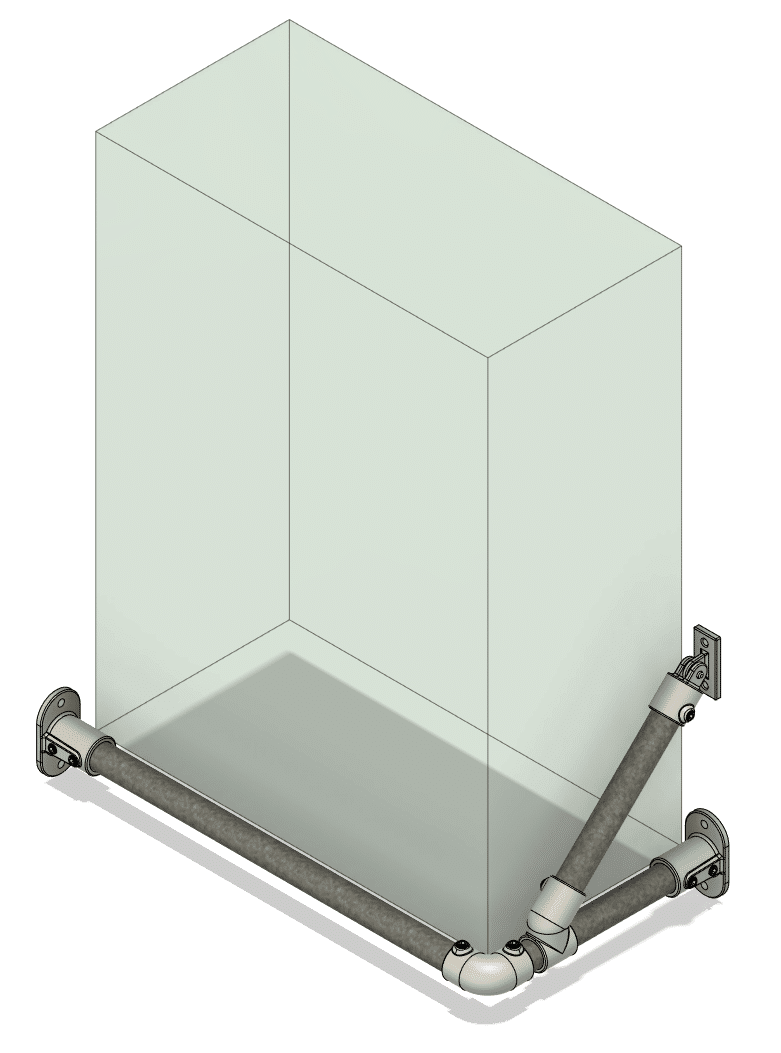 Support de protection en forme de L (à droite)