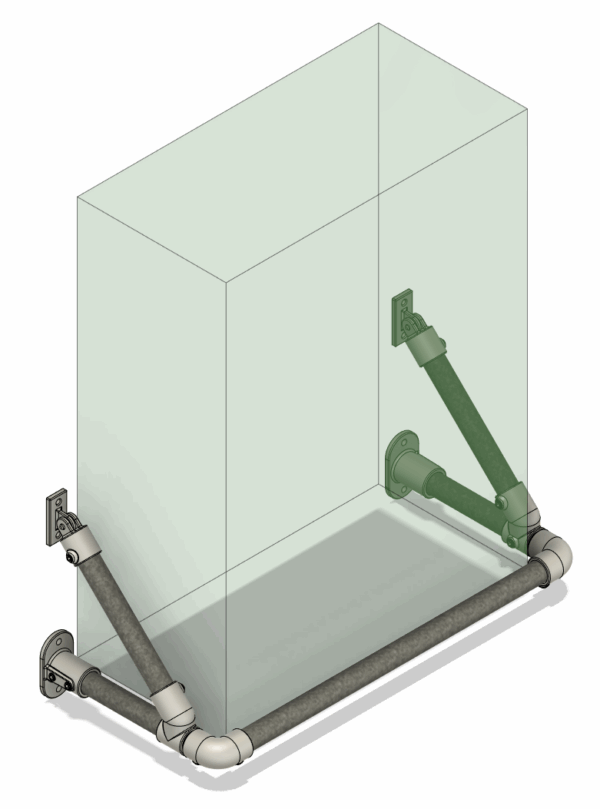 Support de protection en forme de U