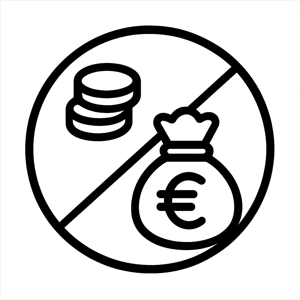 Coins and a bag of money clipart